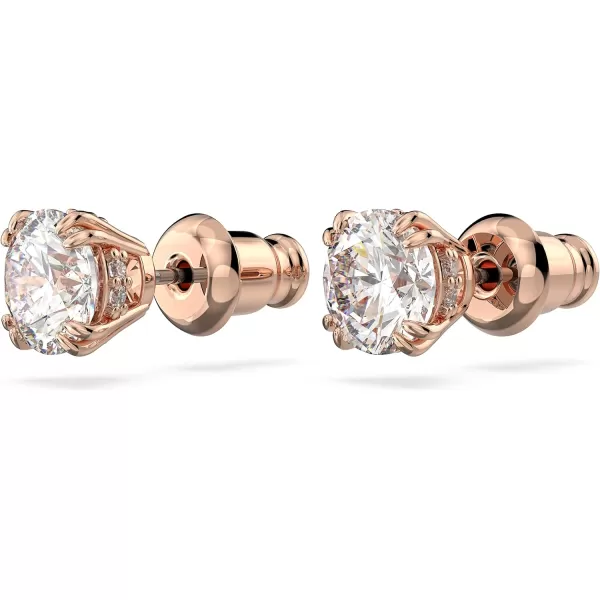 Swarovski Constella Pierced Stud EarringsNEW Rose Gold Tone Finish with Clear Crystals