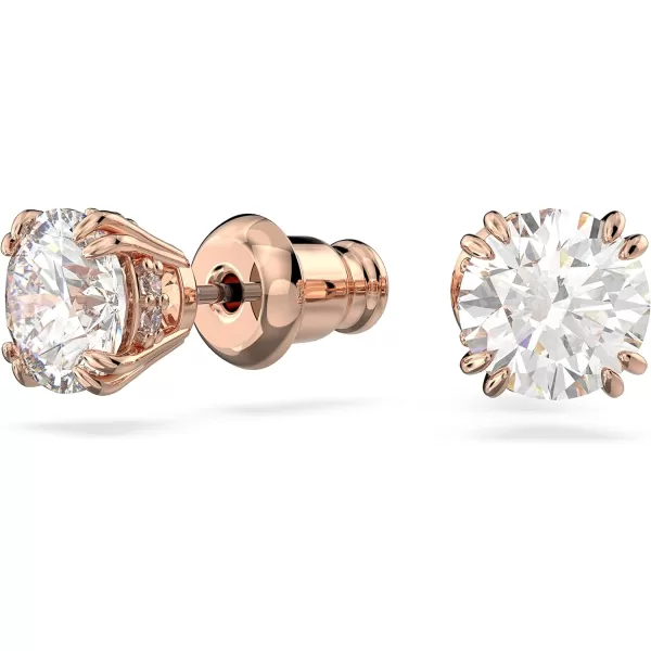 Swarovski Constella Pierced Stud EarringsNEW Rose Gold Tone Finish with Clear Crystals