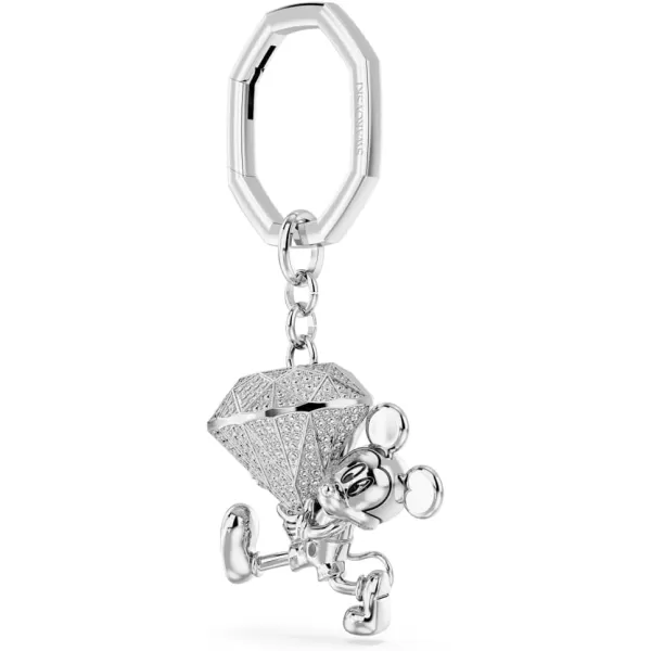 Swarovski Disney Mickey Mouse key ring White Rhodium FinishedSwarovski Disney Mickey Mouse key ring White Rhodium Finished