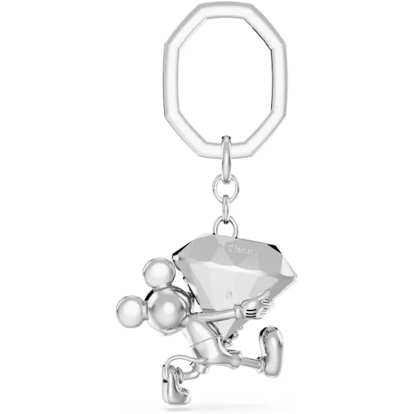 Swarovski Disney Mickey Mouse key ring White Rhodium FinishedSwarovski Disney Mickey Mouse key ring White Rhodium Finished