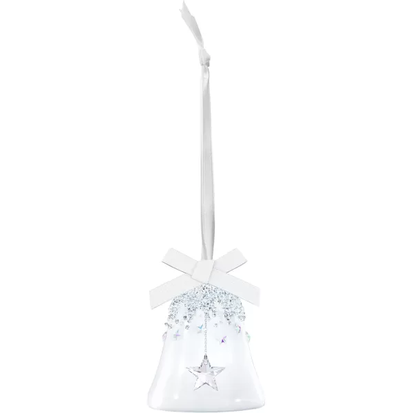 Swarovski Iconic Signum Swan Decoration Piece Small Clear Swarovski Crystals Part of the Swarovski Iconic Swan CollectionBell amp Star Small Christmas Ornament