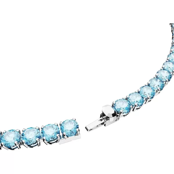 Swarovski Matrix Tennis NecklaceBlue