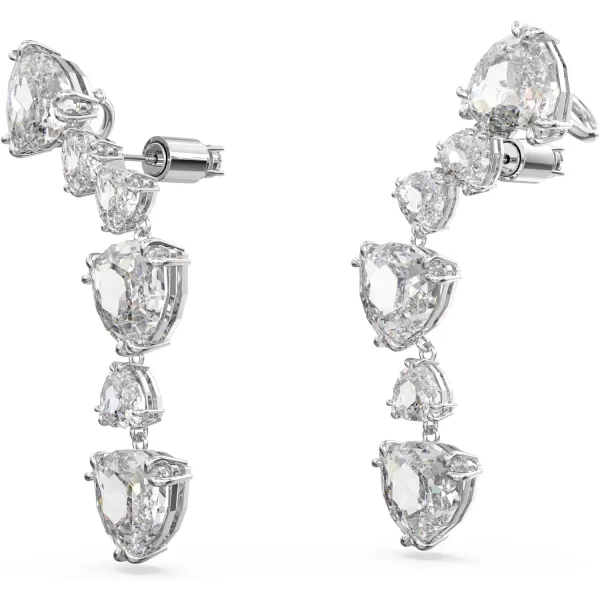 Swarovski Mesmera Earring Jewelry Collection Rhodium Finish Clear CrystalsSilver Ear Cuff