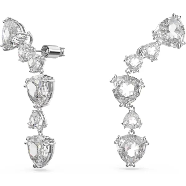 Swarovski Mesmera Earring Jewelry Collection Rhodium Finish Clear CrystalsSilver Ear Cuff