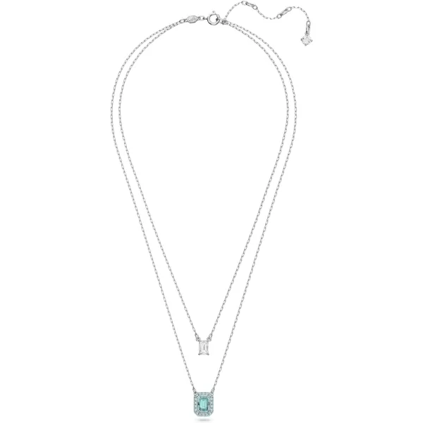 Swarovski Millenia Crystal Pendant Necklace CollectionBlue and Clear Crystal