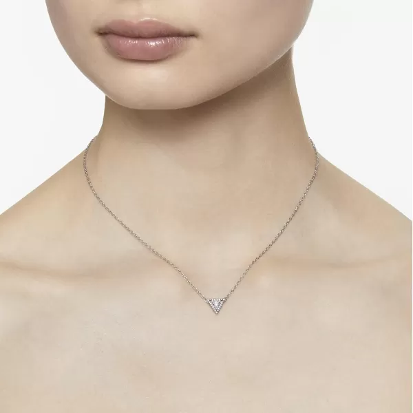 Swarovski Ortyx Crystal Necklace Jewelry Collection Rhodium Tone FinishPendant Necklace