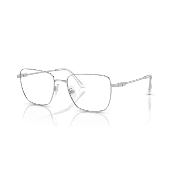 Swarovski Womens Sk1003 Square Prescription Eyewear FramesSilverDemo Lens