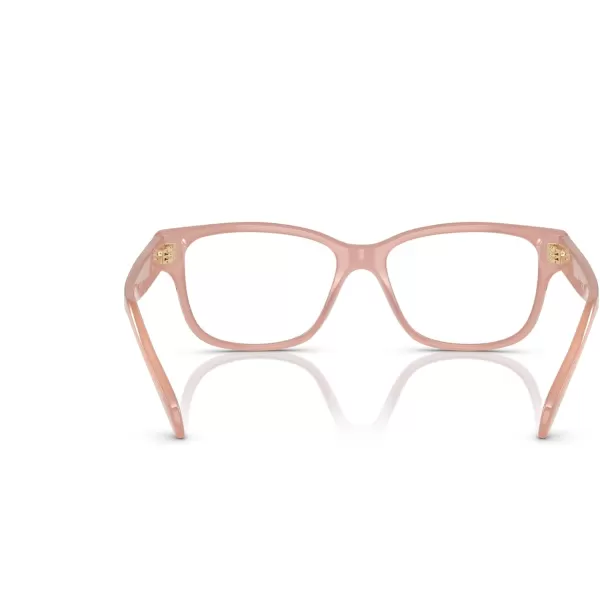 Swarovski Womens Sk2007f Low Bridge Fit Square Prescription Eyewear FramesOpal PinkDemo Lens