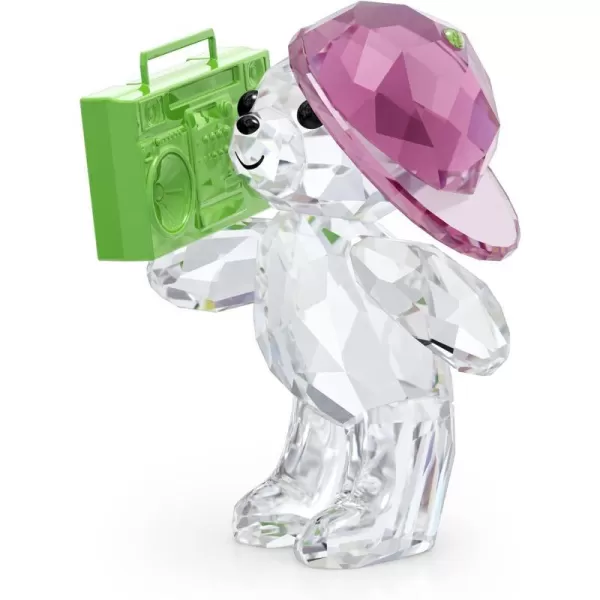 SWAROVSKI Kris Bear 30th Anniversary Figurine Set 4 Small Bears in Pink Green Yellow and Blue Crystal Part of The Kris Bear Collection90s Party