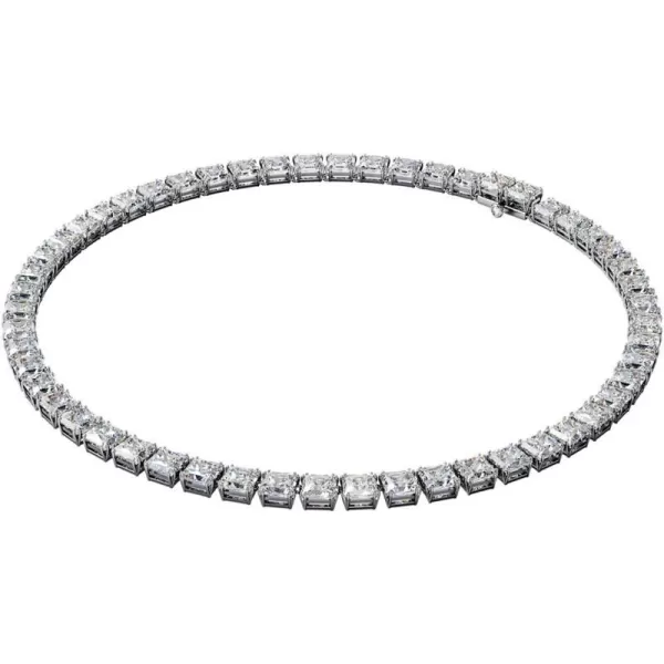 SWAROVSKI Millenia Crystal Jewelry Earrings and Necklace Collection Clear Crystals Rhodium Tone FinishChoker Necklace