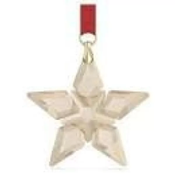 Swarovski Annual Edition 2023 Festive Ornament Gold Tone Swarovski Crystals with GoldTone Finished Metal Part of the Swarovski Annual Edition Collection2023 Annual Editions 2023 Festive Small