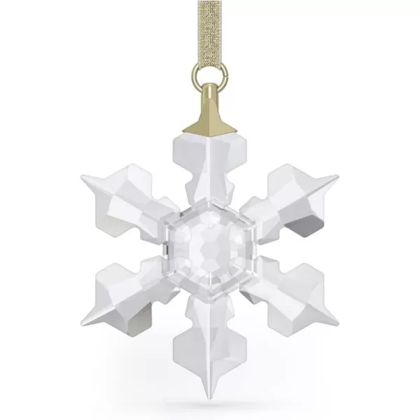 Swarovski Annual Edition 2023 Festive Ornament Gold Tone Swarovski Crystals with GoldTone Finished Metal Part of the Swarovski Annual Edition Collection2022 Annual Editions 2022 Little Snowflake