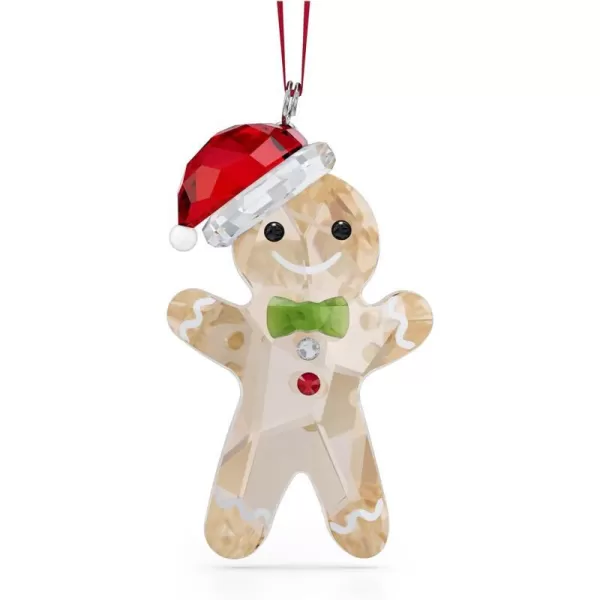 Swarovski Holiday Cheers French BulldogOrnament Gingerbread Man