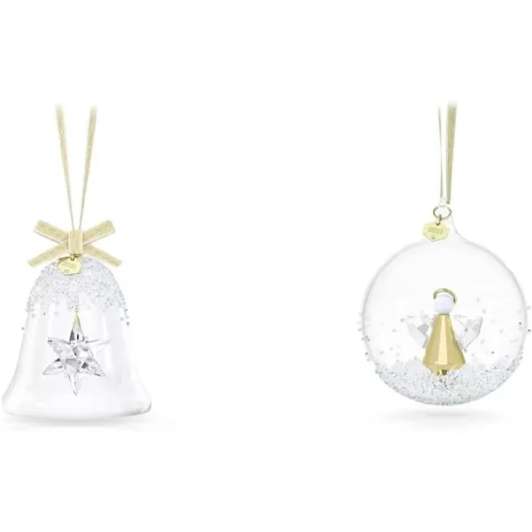 2022 Bell & Star Ornament + Ornaments 2022 Ball Ornament