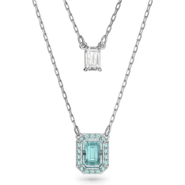 Swarovski Millenia Crystal Pendant Necklace CollectionBlue and Clear Crystal