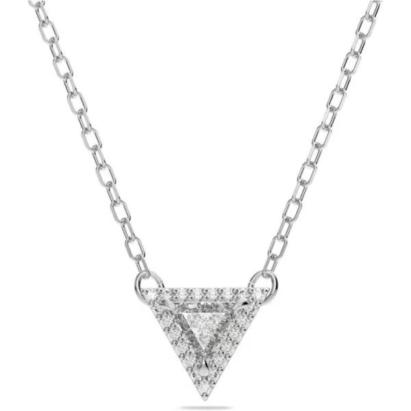 Swarovski Ortyx Crystal Necklace Jewelry Collection Rhodium Tone FinishPendant Necklace