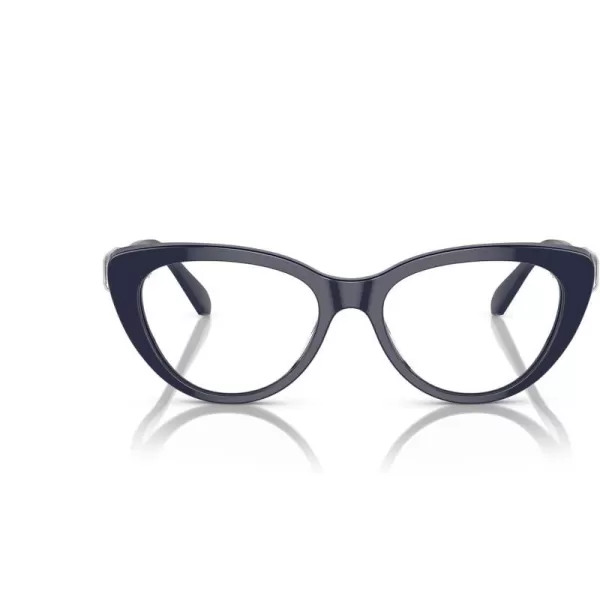 Swarovski Womens Sk2005 Cat Eye Prescription Eyewear FramesDark BlueDemo Lens