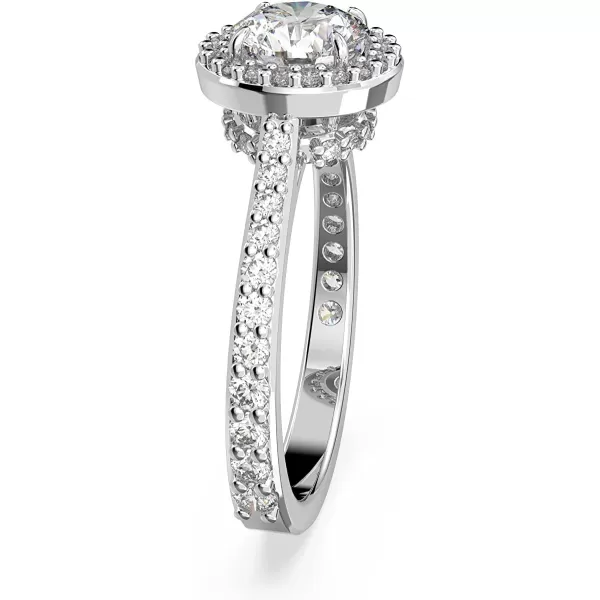 SWAROVSKI Constella Cocktail Ring Jewelry Collection Pav Cut Clear CrystalsRound Cut Pav US 8EU 58