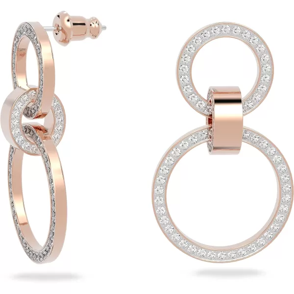 Swarovski Hollow Collection Hoop EarringsRose Gold