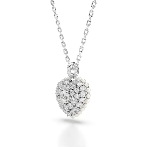 Swarovski Hyperbola set Heart Clear Rhodium FinishedSwarovski Hyperbola set Heart Clear Rhodium Finished