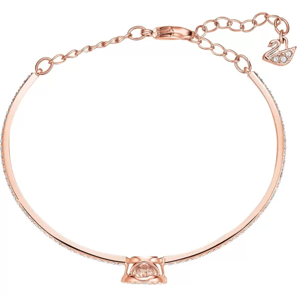 Swarovski Sparking Dance Crystal Jewelry Collection Gold Tone amp Rose Gold Tone FinishBangle Bracelet  Clear Crystals