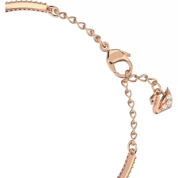 Swarovski Sparking Dance Crystal Jewelry Collection Gold Tone amp Rose Gold Tone FinishBangle Bracelet  Rose Gold Tone