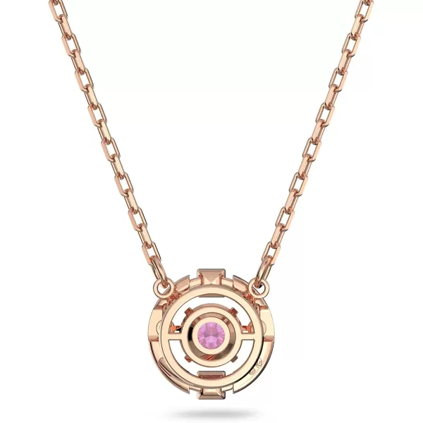 Swarovski Sparking Dance Crystal Jewelry Collection Gold Tone amp Rose Gold Tone FinishPendant Necklace  Pink Crystals