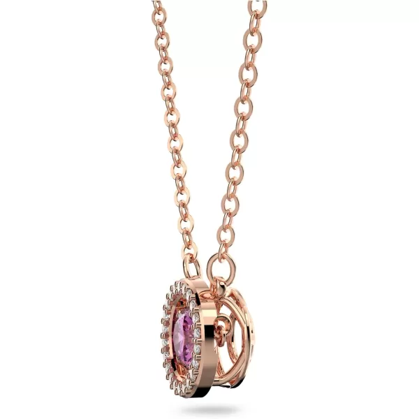 Swarovski Sparking Dance Crystal Jewelry Collection Gold Tone amp Rose Gold Tone FinishPendant Necklace  Purple Crystals