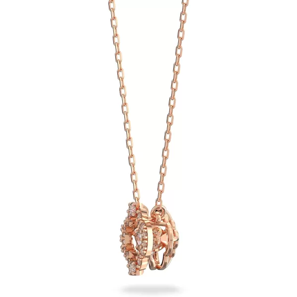 Swarovski Sparking Dance Crystal Jewelry Collection Gold Tone amp Rose Gold Tone FinishPendant Necklace  Rose Gold Tone