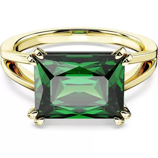 SWAROVSKI Matrix Cocktail Ring with Green StoneUS 5EU 50