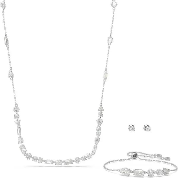 Swarovski Crystal Jewelry Set Collection featuring Necklaces and EarringsMesmera Jewelry Set