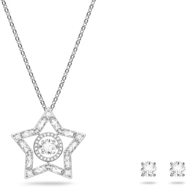 Swarovski Crystal Jewelry Set Collection featuring Necklaces and EarringsStella Star Set