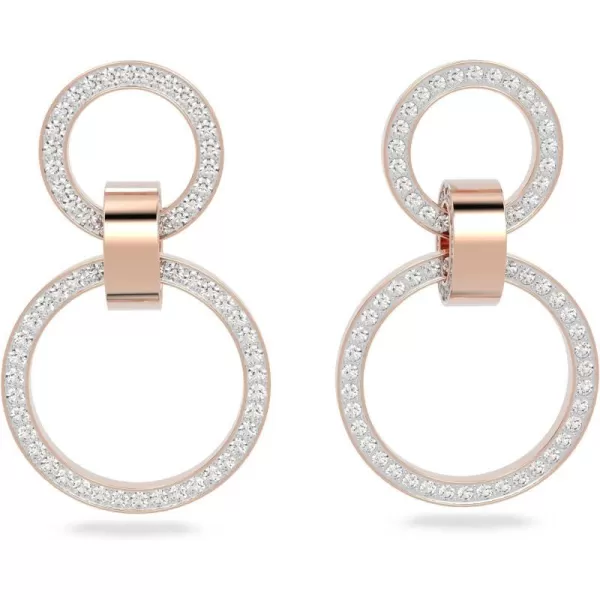 Swarovski Hollow Collection Hoop EarringsRose Gold