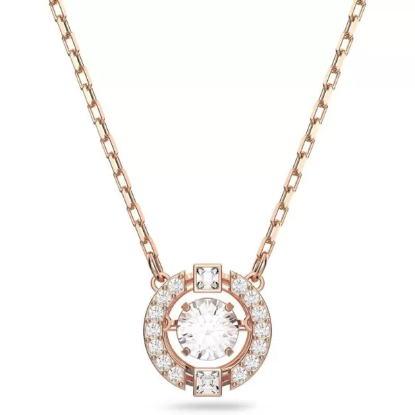 Swarovski Sparking Dance Crystal Jewelry Collection Gold Tone amp Rose Gold Tone FinishPendant Necklace  Gold Tone Finish