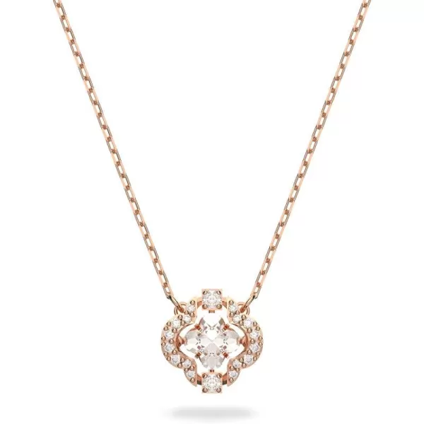 Swarovski Sparking Dance Crystal Jewelry Collection Gold Tone amp Rose Gold Tone FinishPendant Necklace  Rose Gold Tone