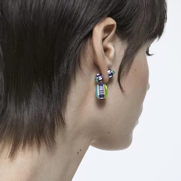 SWAROVSKI Orbita Single Pierced EarringAsymmetrical Multicolored