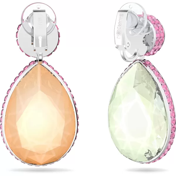 SWAROVSKI Orbita Single Pierced EarringOrange Green and Pink