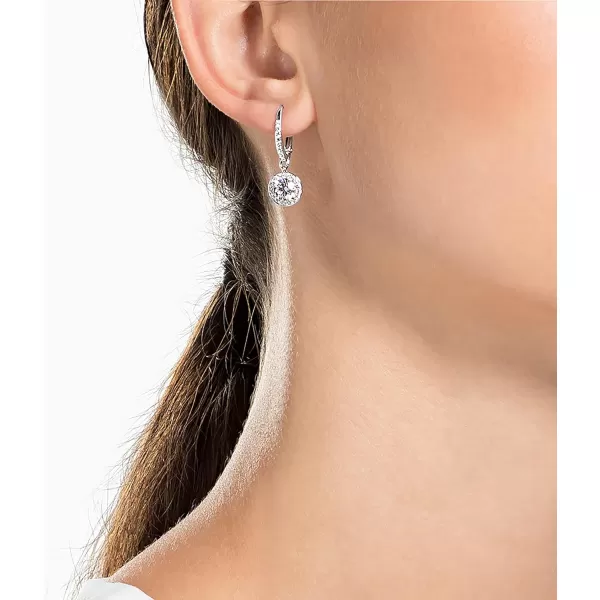 Swarovski Constella Stud Earrings Drop Earrings Crystal Jewelry CollectionRhodium Drop Earrings