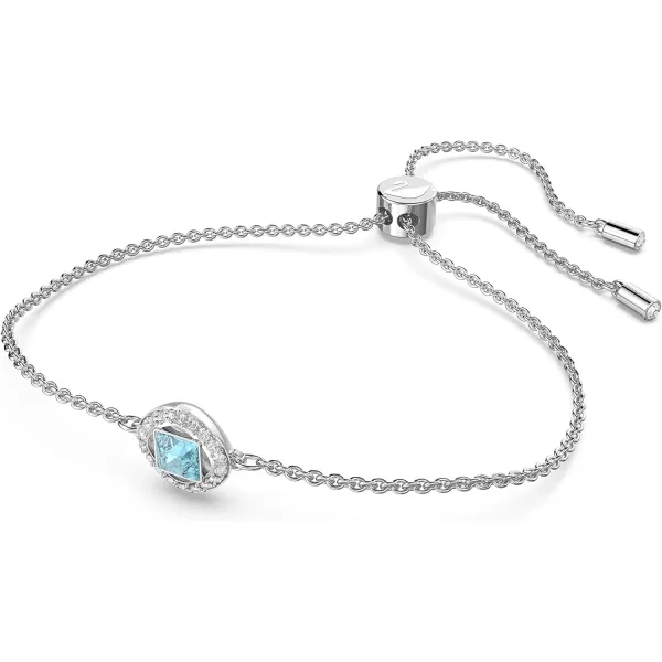 SWAROVSKI Angelic Square Collection BraceletAqua Blue