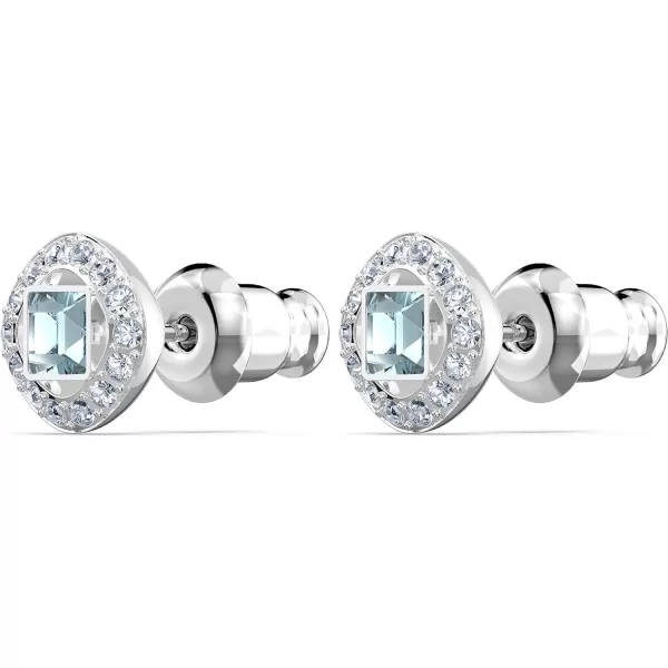 SWAROVSKI Angelic Square Collection EarringsAqua Blue