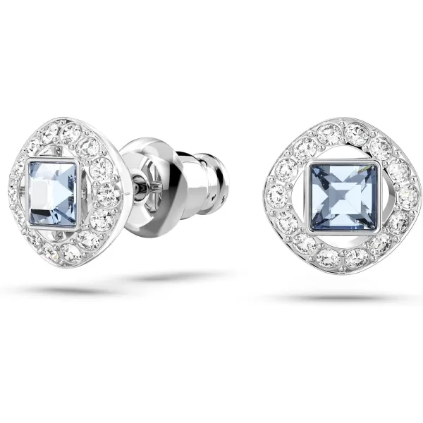 SWAROVSKI Angelic Square Collection EarringsSmoke Blue