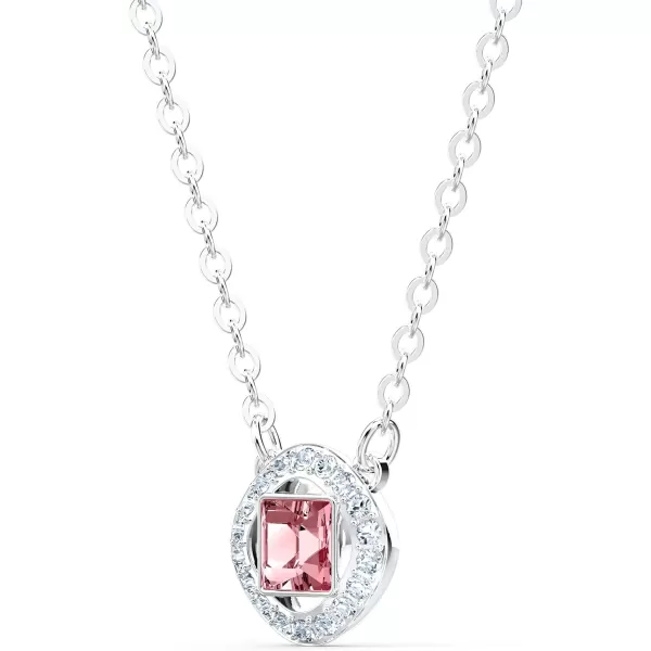 SWAROVSKI Angelic Square Collection NecklacePink