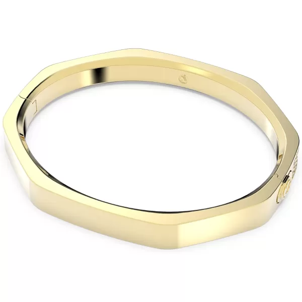 SWAROVSKI Dextera Bangle Octagon shape PavLarge GoldTone Finish