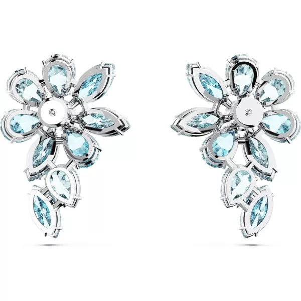 SWAROVSKI Gema Dangle Flower Earrings CollectionBlue