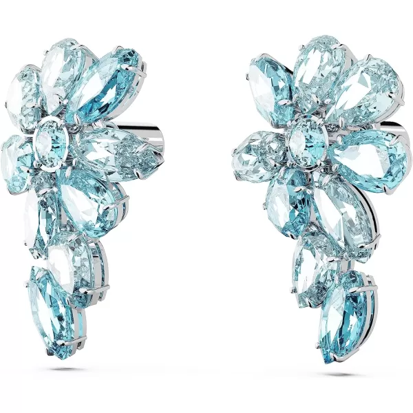 SWAROVSKI Gema Dangle Flower Earrings CollectionBlue