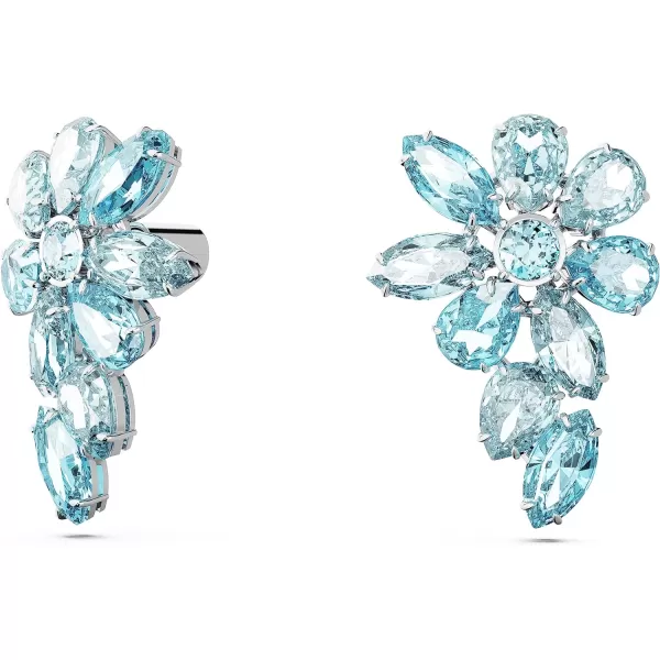 SWAROVSKI Gema Dangle Flower Earrings CollectionBlue