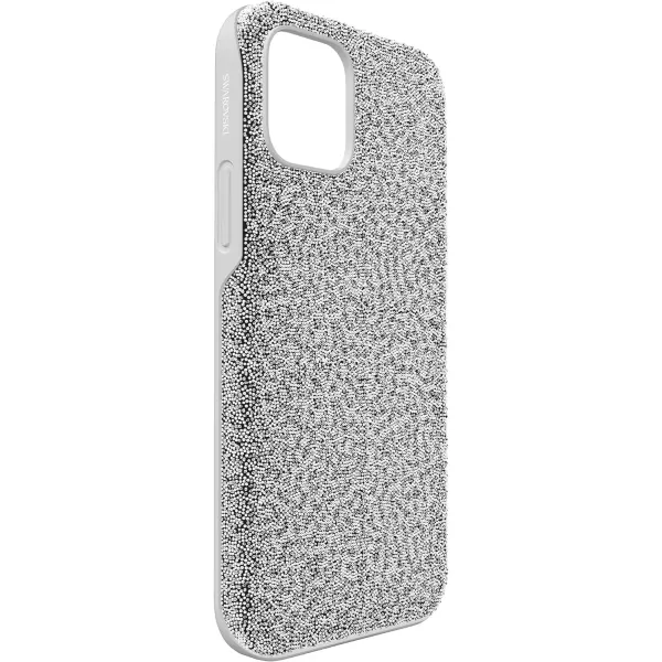 SWAROVSKI High Phone Case for iPhone 14 with Green Crystals in Ombre Effect Part of The High CollectioniPhone 12 Pro Max Silver Crystals