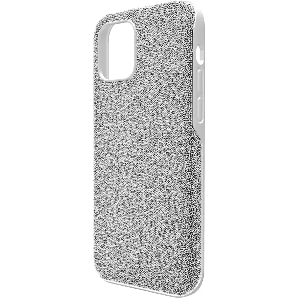 SWAROVSKI High Phone Case for iPhone 14 with Green Crystals in Ombre Effect Part of The High CollectioniPhone 12 mini Silver Crystals