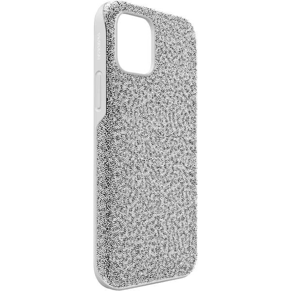 SWAROVSKI High Phone Case for iPhone 14 with Green Crystals in Ombre Effect Part of The High CollectioniPhone 12 mini Silver Crystals