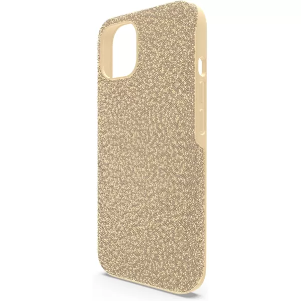 SWAROVSKI High Phone Case for iPhone 14 with Green Crystals in Ombre Effect Part of The High CollectioniPhone 13 Gold Tone Crystals